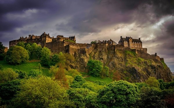 Man Made Edinburgh Castle Castles United Kingdom Edinburgh Castle HD Wallpaper | Background Image