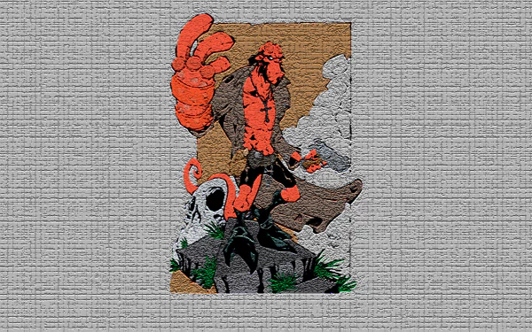 Comic Hellboy HD Desktop Wallpaper | Background Image