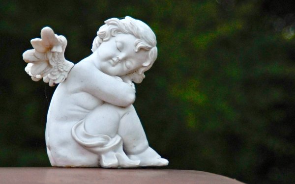 Man Made Cherub Statue Angel Statue HD Wallpaper | Background Image