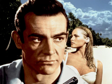 Honey Ryder James Bond Ursula Andress Sean Connery movie Dr. No HD Desktop Wallpaper | Background Image