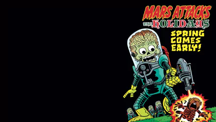 Comic mars attacks HD Desktop Wallpaper | Background Image