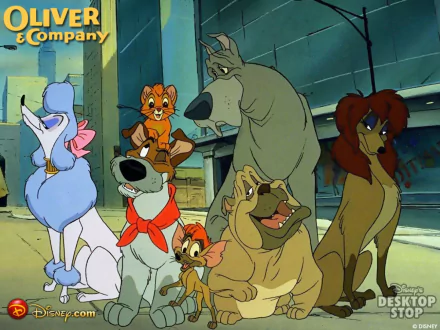 movie Oliver & Company HD Desktop Wallpaper | Background Image
