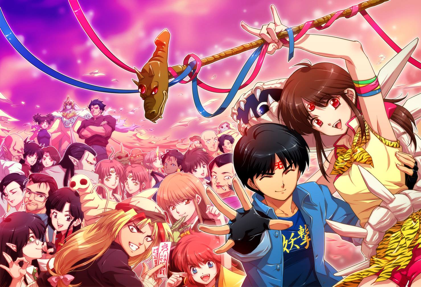 Anime 3x3 Eyes HD Wallpaper | Background Image