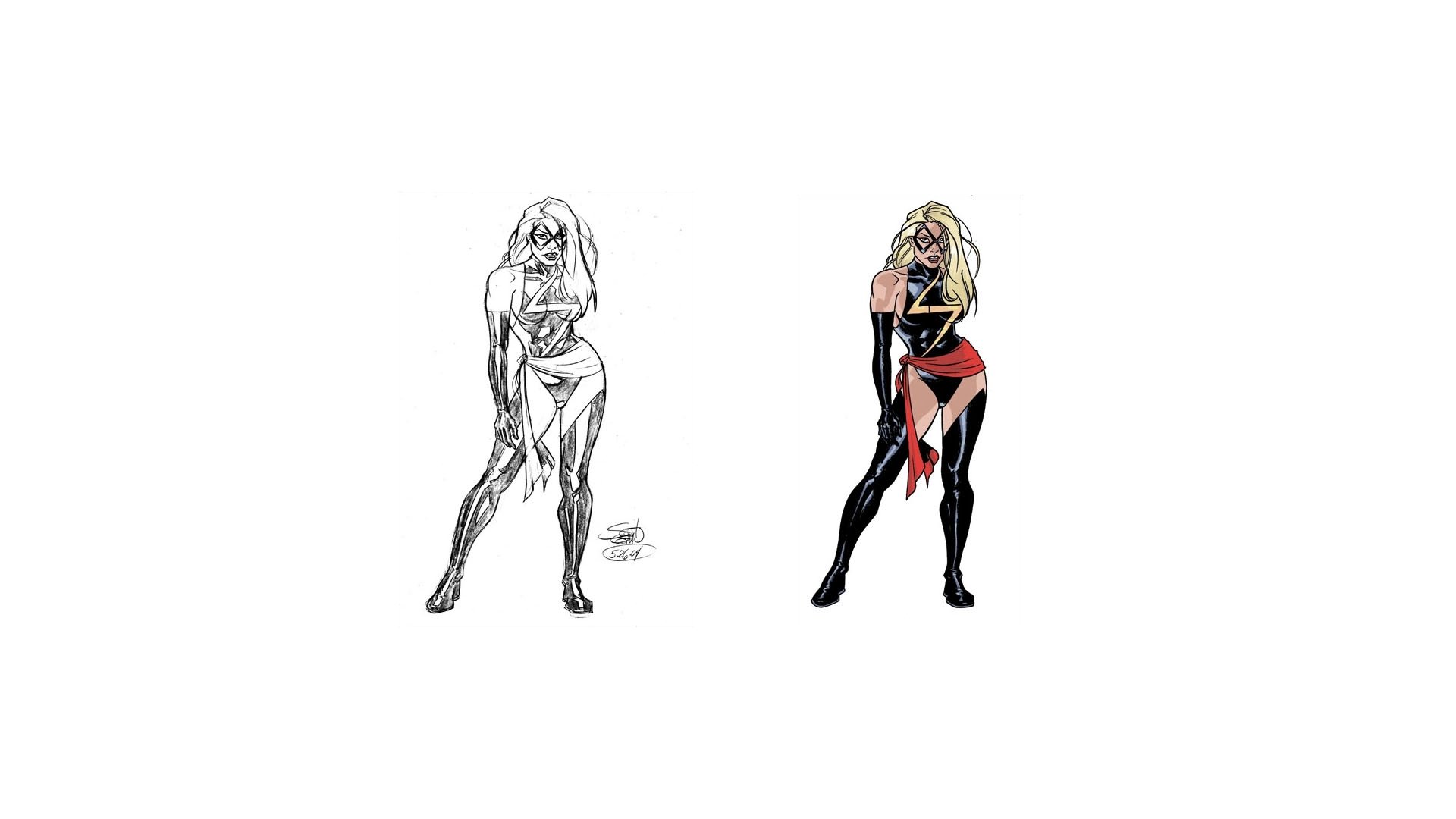 Download Ms. Marvel Comic HD Wallpaper