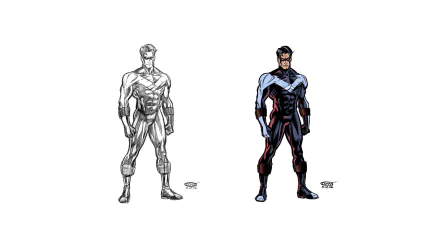 Comic Nightwing HD Desktop Wallpaper | Background Image