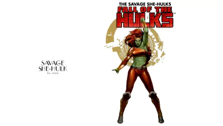 She-Hulk Comic fall of the hulks HD Desktop Wallpaper | Background Image