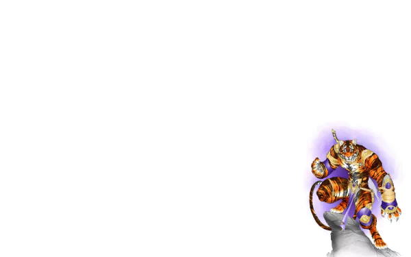 Comic black tiger HD Desktop Wallpaper | Background Image