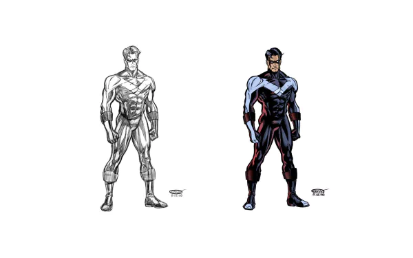 Comic Nightwing HD Desktop Wallpaper | Background Image
