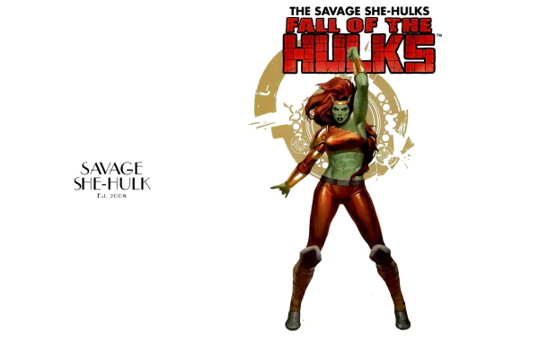 She-Hulk Comic fall of the hulks HD Desktop Wallpaper | Background Image