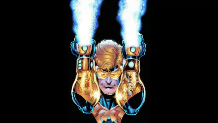 Comic Booster Gold HD Desktop Wallpaper | Background Image