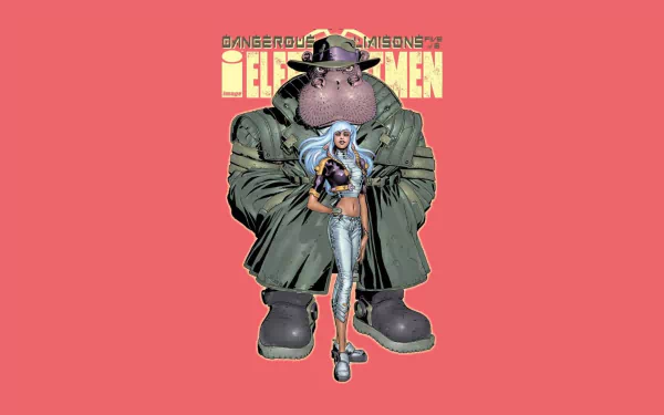 Comic Elephantmen HD Desktop Wallpaper | Background Image