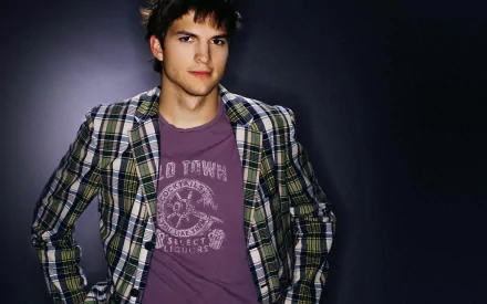 Celebrity Ashton Kutcher HD Desktop Wallpaper | Background Image