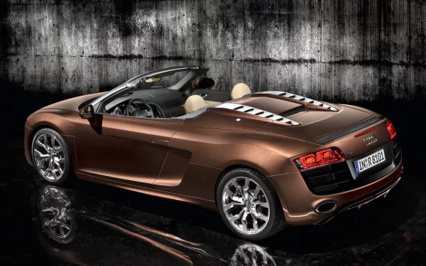 Audi R8 V10 Spyder Audi vehicle Audi R8 HD Desktop Wallpaper | Background Image