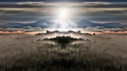 nature fog HD Desktop Wallpaper | Background Image