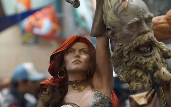Comic Red Sonja HD Desktop Wallpaper | Background Image