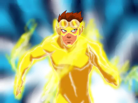 Wally West Kid Flash TV Show Young Justice HD Desktop Wallpaper | Background Image