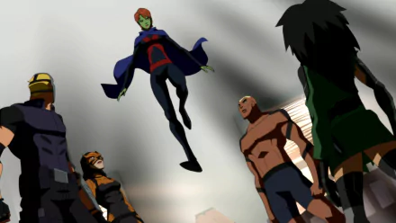 M'gann M'orzz Artemis Crock Kaldur'ahm Cheshire (DC Comics) Aqualad (DC Comics) Tigress (DC Comics) Sportsmaster (DC Comics) Miss Martian TV Show Young Justice HD Desktop Wallpaper | Background Image