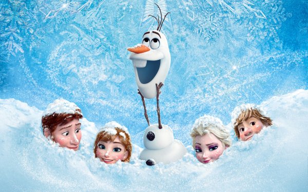 Movie Frozen Elsa Olaf Anna Hans Kristoff Snow Face Frost HD Wallpaper | Background Image