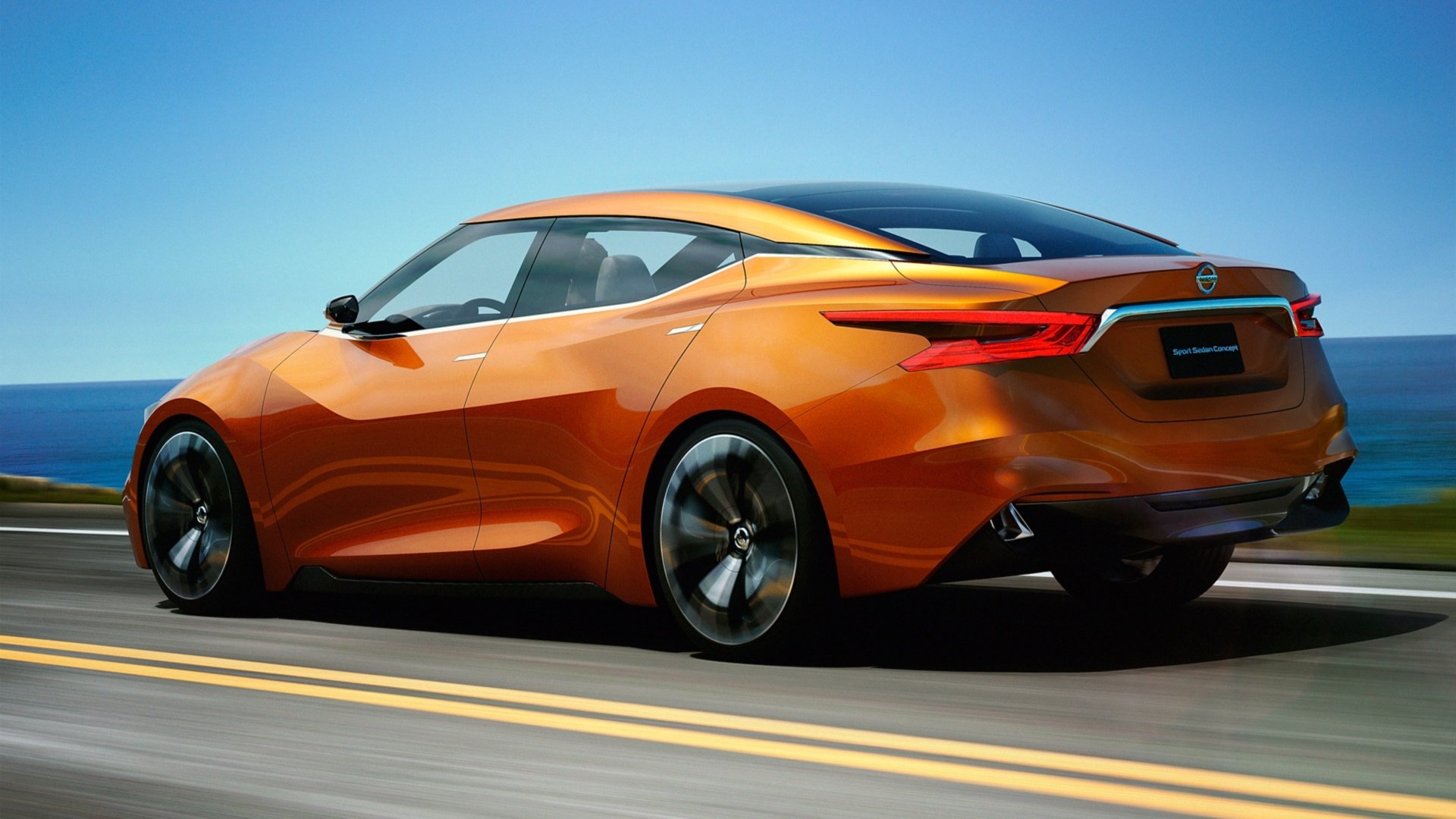 Download Vehicle 2014 Nissan Sport Sedan Concept HD Wallpaper