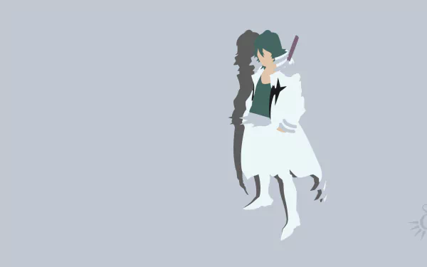 Uzu Sanageyama green hair minimalist coat Anime Kill La Kill minimalist anime HD Desktop Wallpaper | Background Image