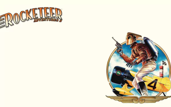 Comic Rocketeer HD Desktop Wallpaper | Background Image