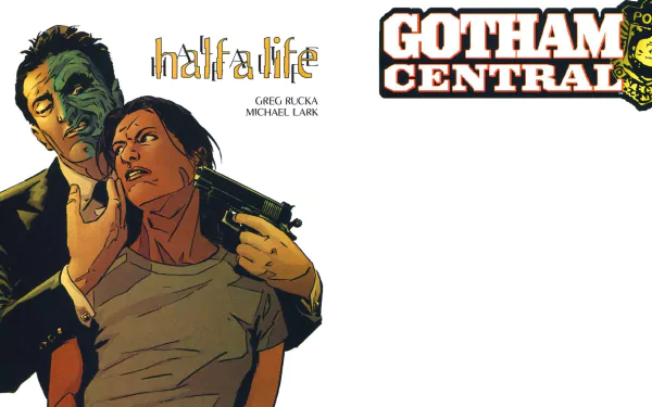 Two-Face Comic gotham central HD Desktop Wallpaper | Background Image