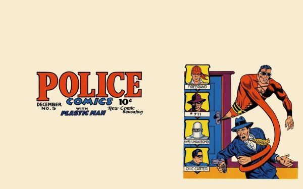 Comics Police Comics Plastic Man HD Wallpaper | Background Image