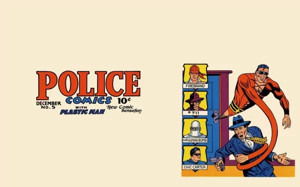 Plastic Man Comic police comics HD Desktop Wallpaper | Background Image
