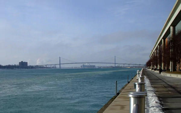 man made ambassador bridge HD Desktop Wallpaper | Background Image