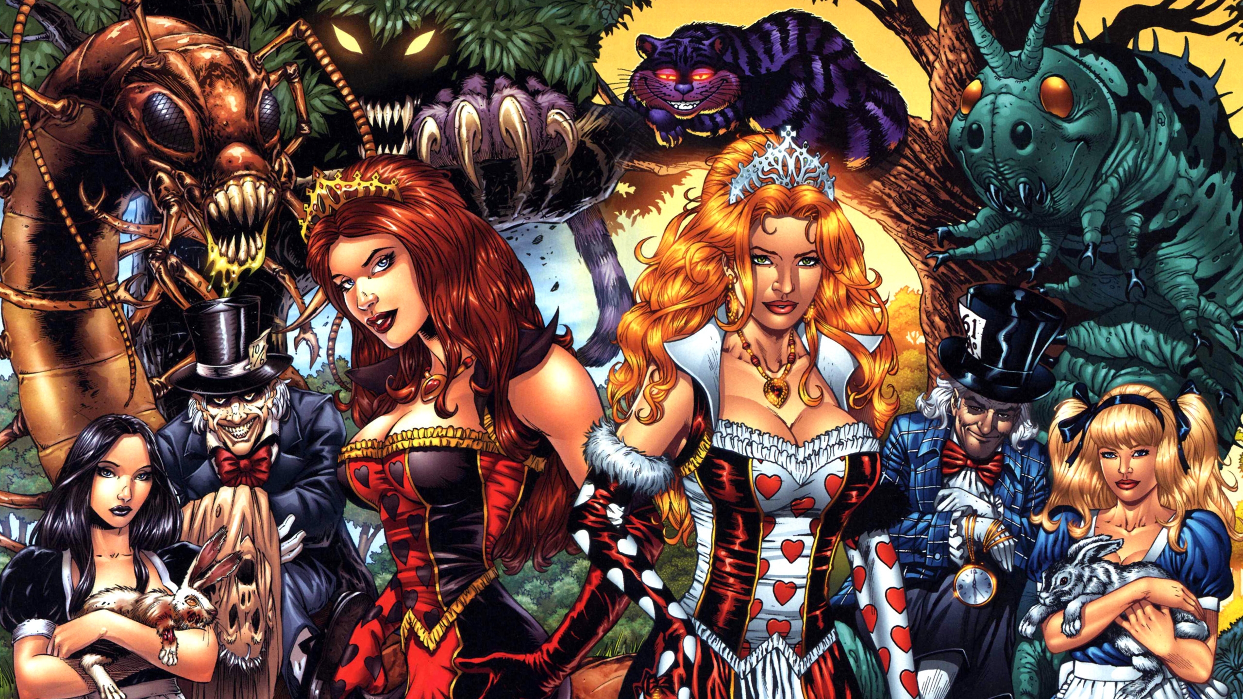 Grimm Fairy Tales Presents Alice In Wonderland #1 - 6 Free