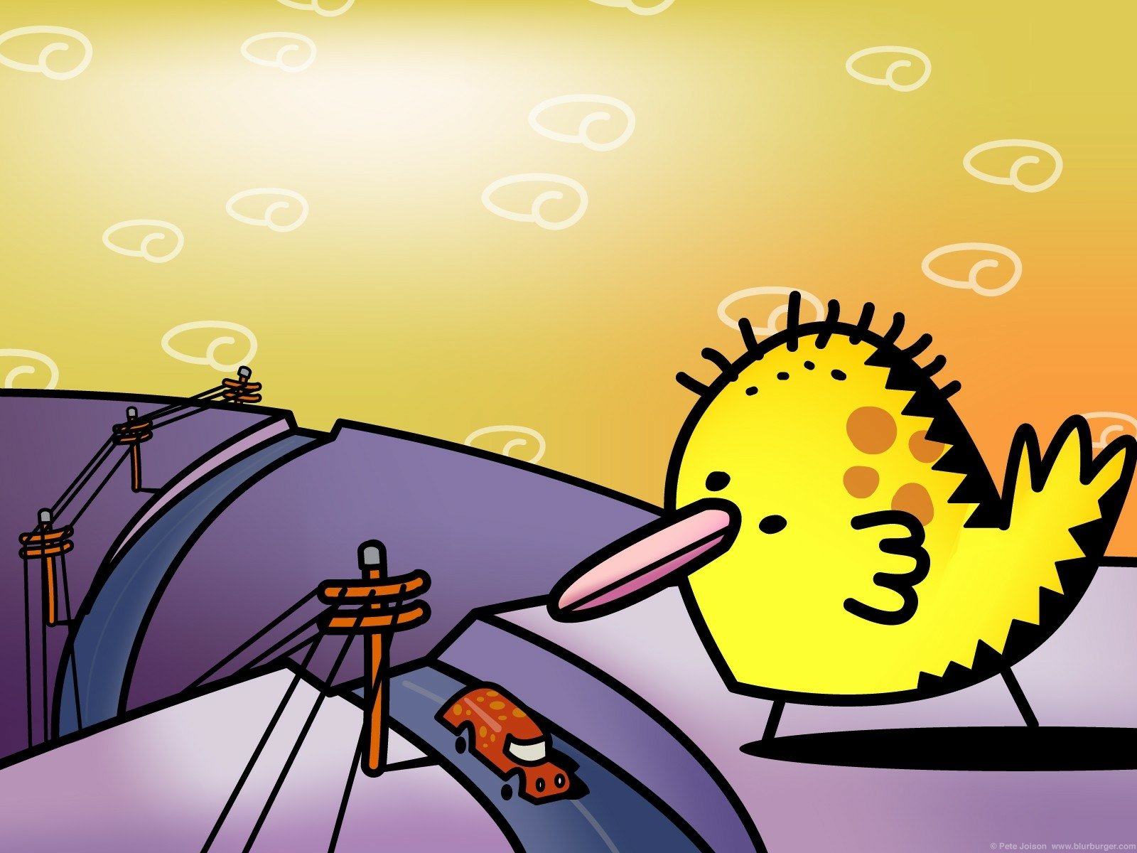 Download Artistic Blurburger Wallpaper