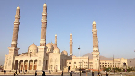 religious Al Saleh Mosque HD Desktop Wallpaper | Background Image
