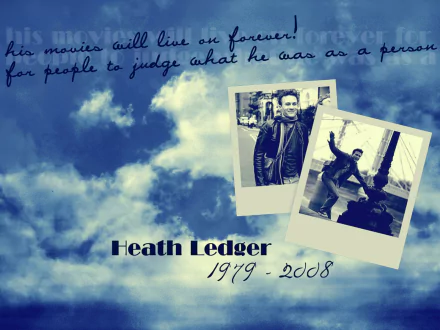 Celebrity Heath Ledger HD Desktop Wallpaper | Background Image