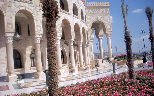 religious Al Saleh Mosque HD Desktop Wallpaper | Background Image