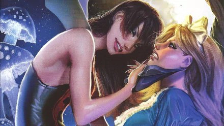 Comic Grimm Fairy Tales: Alice in Wonderland HD Desktop Wallpaper | Background Image