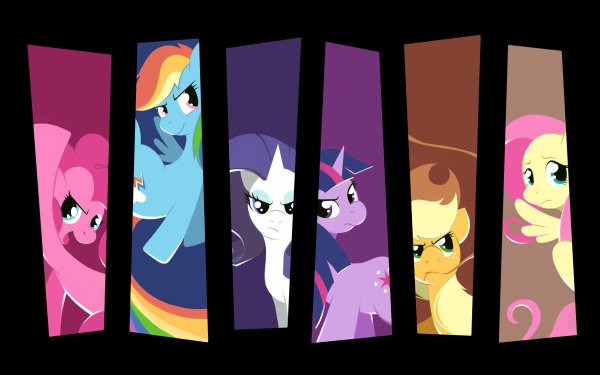 TV Show My Little Pony: Friendship is Magic My Little Pony Applejack Twilight Sparkle Fluttershy Rarity Pinkie Pie Rainbow Dash HD Wallpaper | Background Image