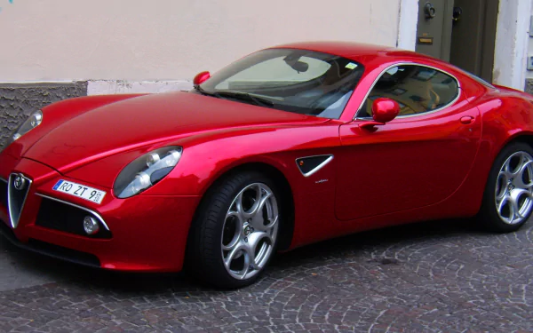 vehicle Alfa Romeo 8C Competizione HD Desktop Wallpaper | Background Image