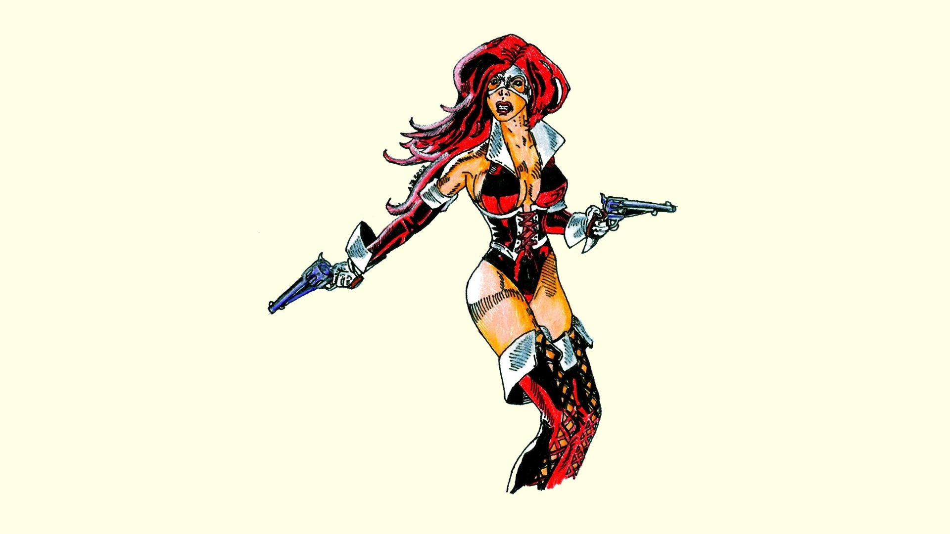 Download Comic Lady Rawhide HD Wallpaper