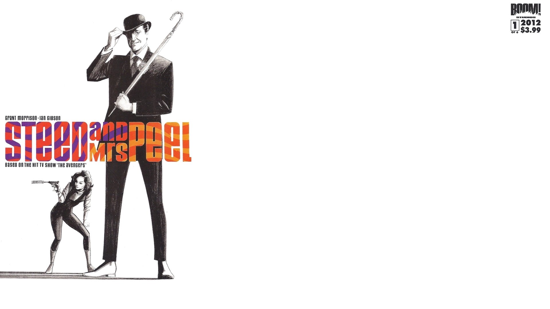 Download Comic Steed And Mrs. Peel HD Wallpaper