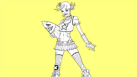 Comic Tank Girl HD Desktop Wallpaper | Background Image