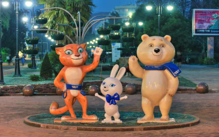  Sochi 2014 Olympic Mascots
