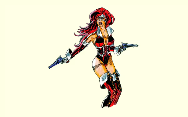 Comic lady rawhide HD Desktop Wallpaper | Background Image
