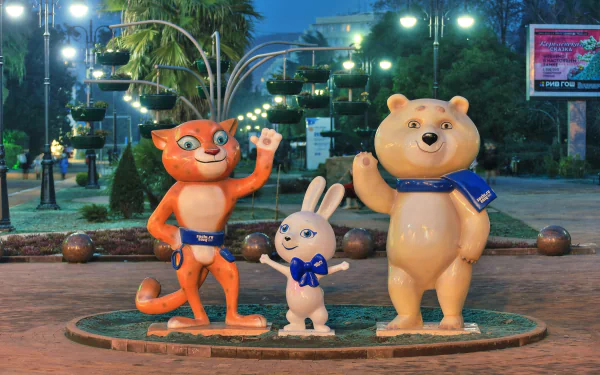  Sochi 2014 Olympic Mascots