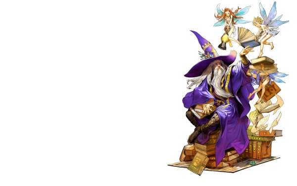 Video Game Fantasy Earth Zero Wizard Fairy Book Game Cute HD Wallpaper | Background Image