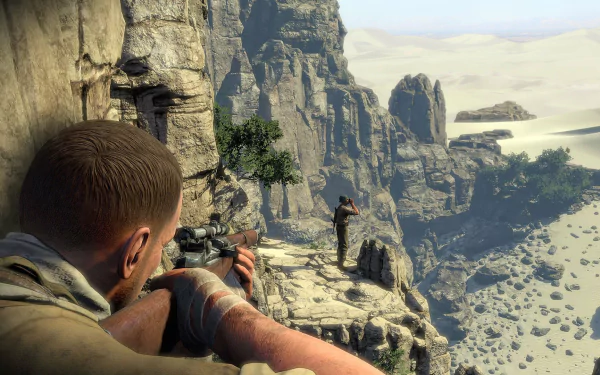 video game Sniper Elite III HD Desktop Wallpaper | Background Image
