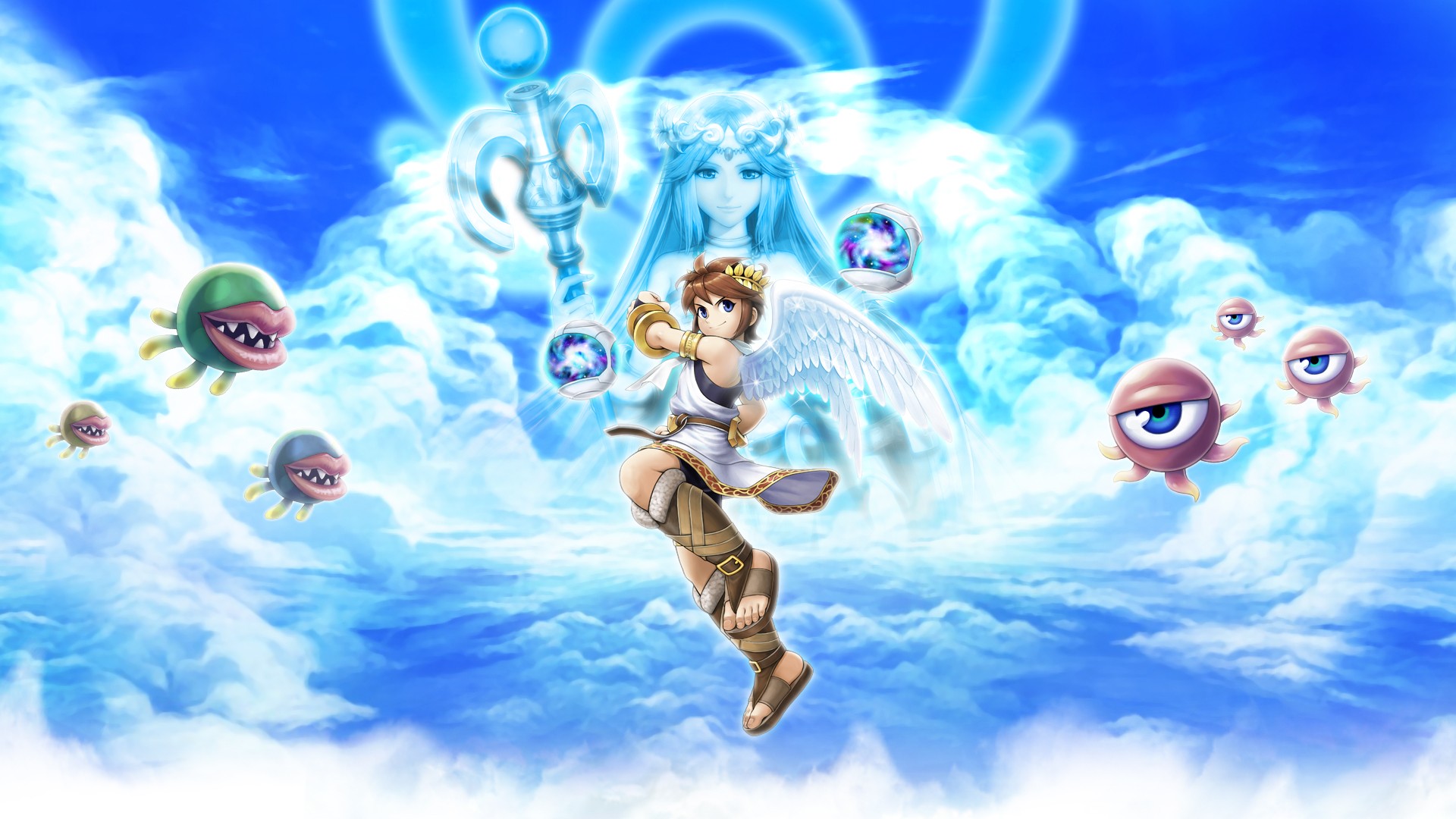 Kid Icarus Uprising. Kid Icarus игра. Kid Icarus обои. Kid Icarus pandora.