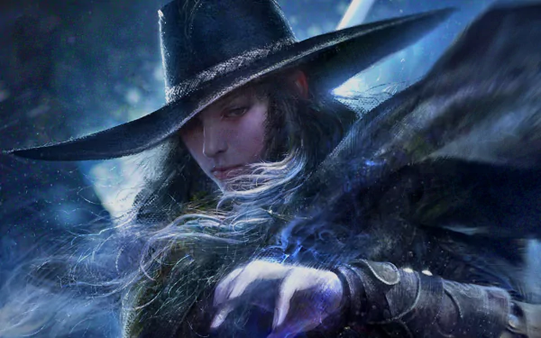 A captivating HD wallpaper of Vampire Hunter D, featuring the iconic character in a dark, atmospheric setting with a dramatic pose, showcasing a blend of mystery and allure.
