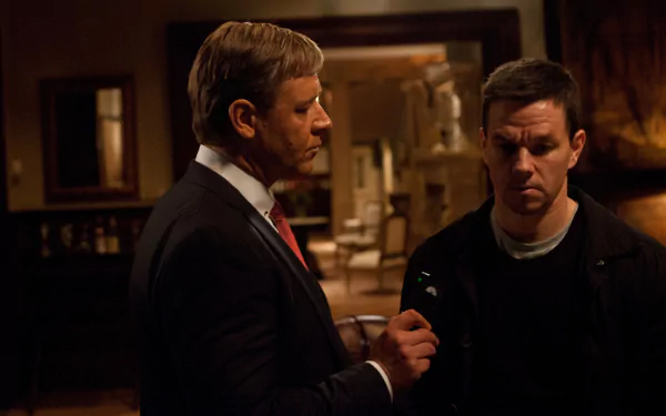 mayor hostetler Russell Crowe billy taggart Mark Wahlberg movie Broken City HD Desktop Wallpaper | Background Image