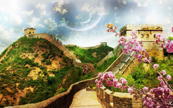 photography Great Wall of China HD Desktop Wallpaper | Background Image