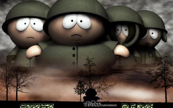 Kyle Broflovski Stan Marsh Eric Cartman Kenny McCormick TV Show South Park HD Desktop Wallpaper | Background Image
